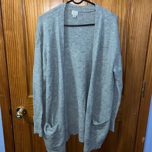 A New Day Grey Cardigan Size M